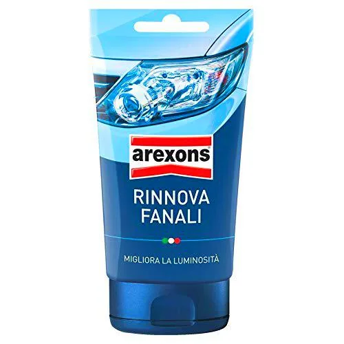 AREXONS Mirage 8249 - Renovación de faros para quitar la opacidad de los faros del parabrisas del scooter 2 x 150 g