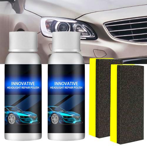 2 unidades de líquido de reparación para faros de coche