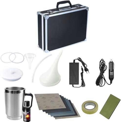 Qunbanty Kit Reparación Faros,Kit Pulir Faro,Kit Renovador Faros Coche,Kit Reparación Lentes Faros Coche,Kit de Herramientas Restauración Farospara Amarillear/Rayones/Grietas