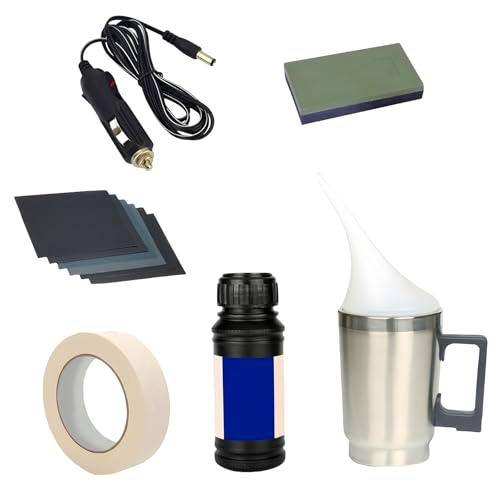 WIYETY Juego de pulido de faros: juego de preparación de faros