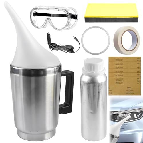 Behogan Kit de pulido para faros delanteros de coche