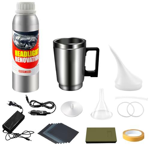 Yanxinanty Juego de reparación de faros, 200 ml para faros de coche