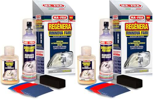 Mafra 18236 - Kit Completo Mantenimiento de Faros (Paquete de 2)