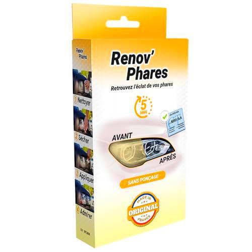 IRONTEK | RP3000 - Kit de faros para coche, 3 toallitas